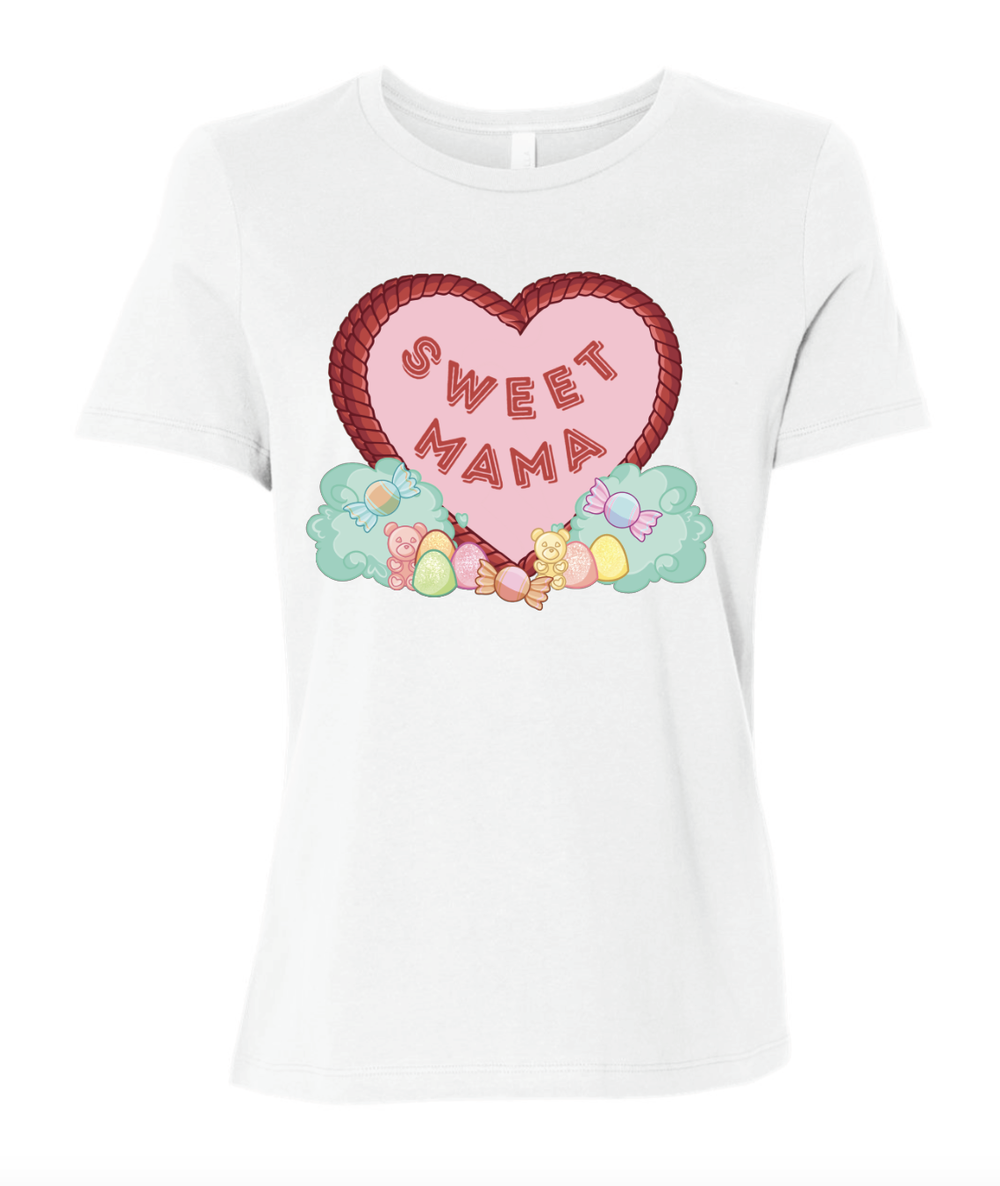 SWEET MAMA RELAXED FIT TEE — UNSINSORED TEES